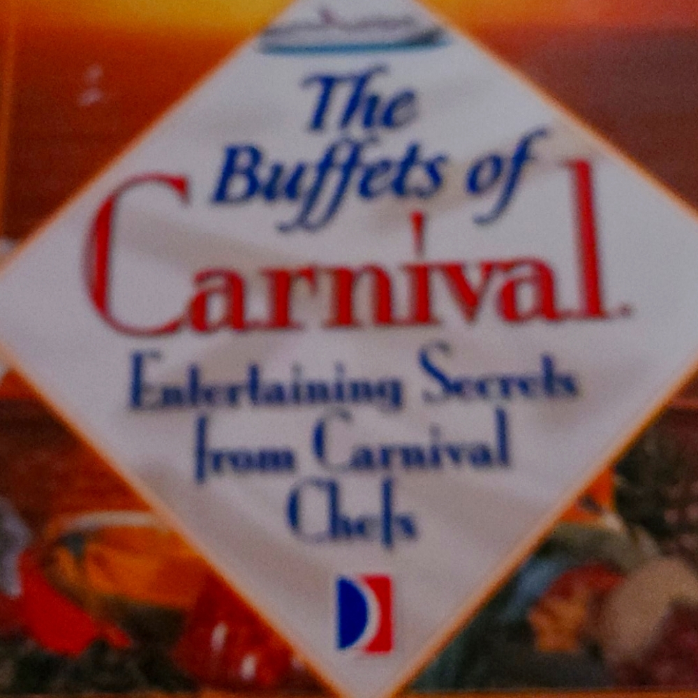 Carnival cruise line buffet cook book